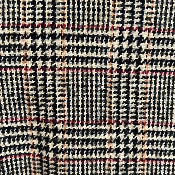 Vintage HARVE BERNARD Wool Plaid Blazer size 6 - Picture 6 of 14